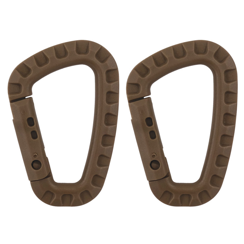 Duo de mousquetons armurerie surplus militaire LOOK KAKI