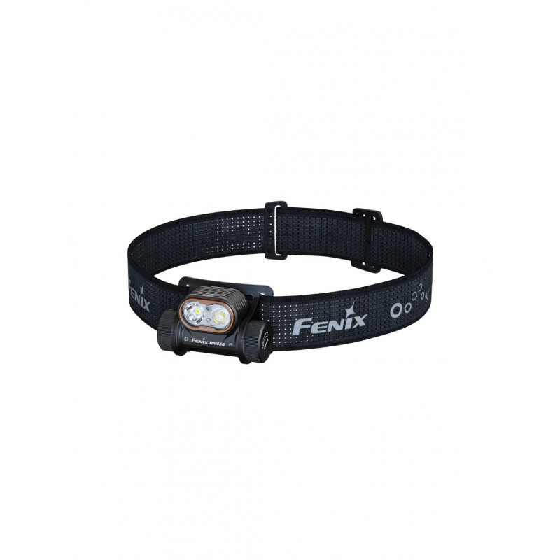 FENIX - HM55R Noir- Lampe frontale ultra légère - 1200 LUMENS armurerie surplus militaire LOOK KAKI