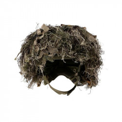 COUVRE CASQUE FELIN GHILLIE ARMURERIE SURPLUS MILITAIRE LOOK KAKI