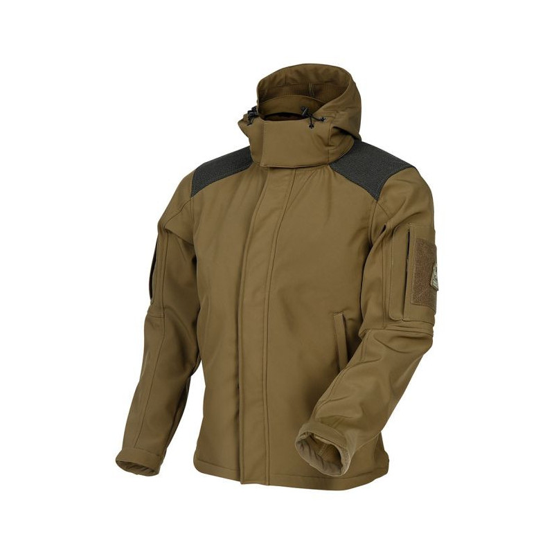 VESTE SOFTSHELL BAROUD TREX COYOTE ARMURERIE SURPLUS MILITAIRE LOOK KAKI