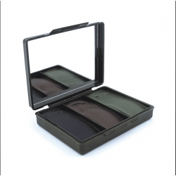 PALETTE CAMOUFLAGE 3 COULEURS SURPLUS MILITAIRE LOOK KAKI VAR 83 FREJUS