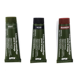 TUBES DE CAMOUFLAGE (SET DE 3 TUBES) armurerie surplus militaire LOOK KAKI