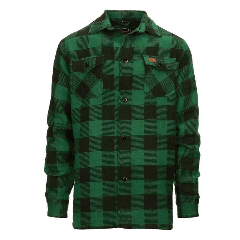 Chemise Orvis Trout Bum Homme Taille M - Verte à Carreaux, Boutonnée, Pêche Vintage